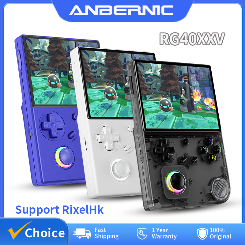 Retro Gaming Design - ANBERNIC RG40XXV Retro Handheld-Spielekonsole 4'' IPS-Bildschirm