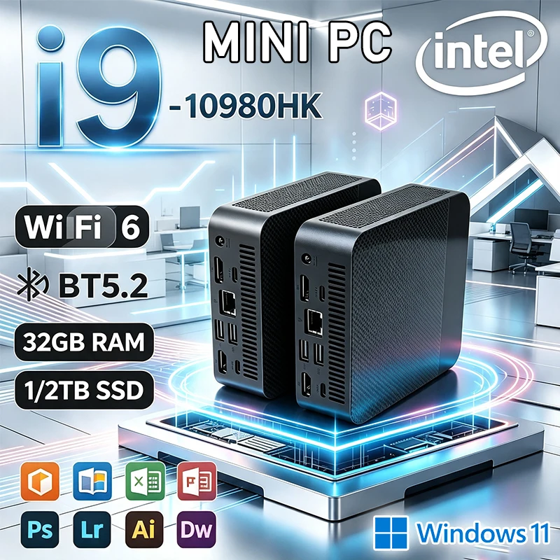 Retro Gaming Mini Pc - 2026 Mini-PC Windows 11 Pro Core