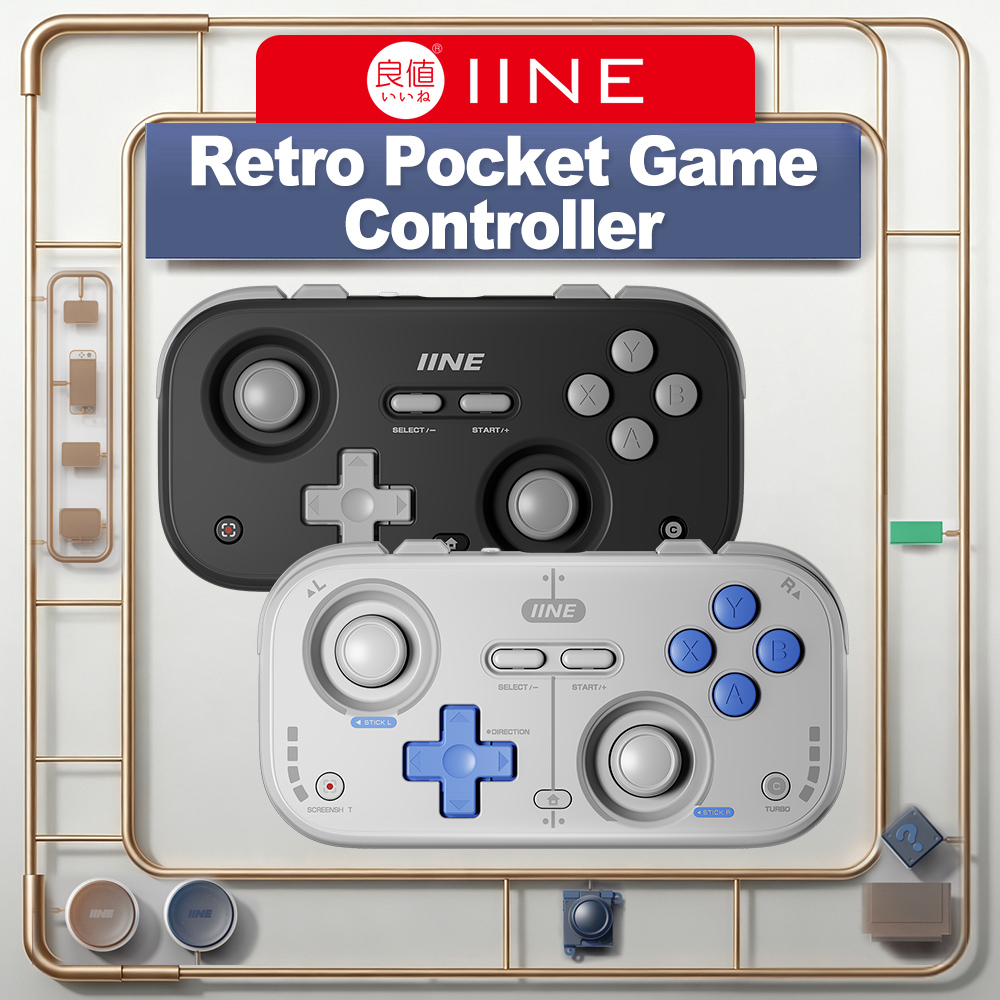 Retro Gaming Mini Pc - IINE Mini Controller Retro Pocket Bluetooth