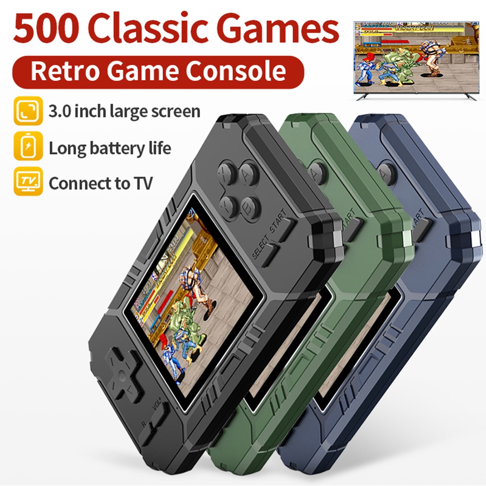 Retro Gaming Device Handheld - Ausgezeichnet! Tragbare Mini-Handspielkonsole im Retro-Stil, 8