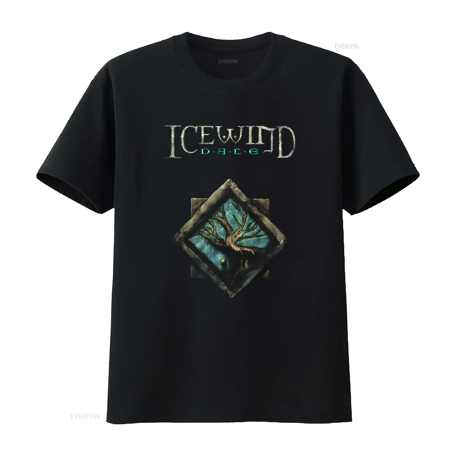 Retro Gaming Design - Icewind Dale Logo Classic Videospiel RPG