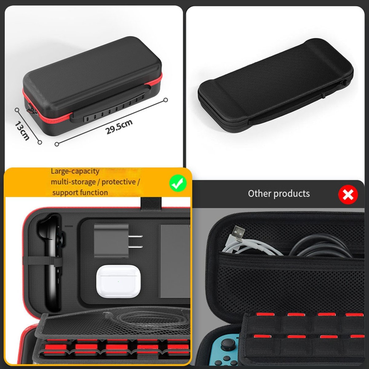 Game Carrying Case - ABGN Premium Tragetasche Switch 2 Aufbewahrungstasche