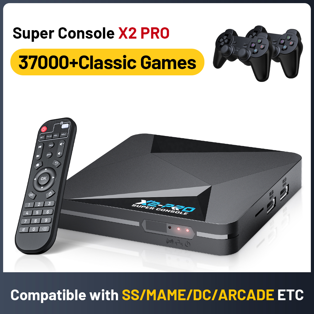 Retro Gaming X2 - Retro-Videospielkonsole KINHANK Super Console X2 Pro