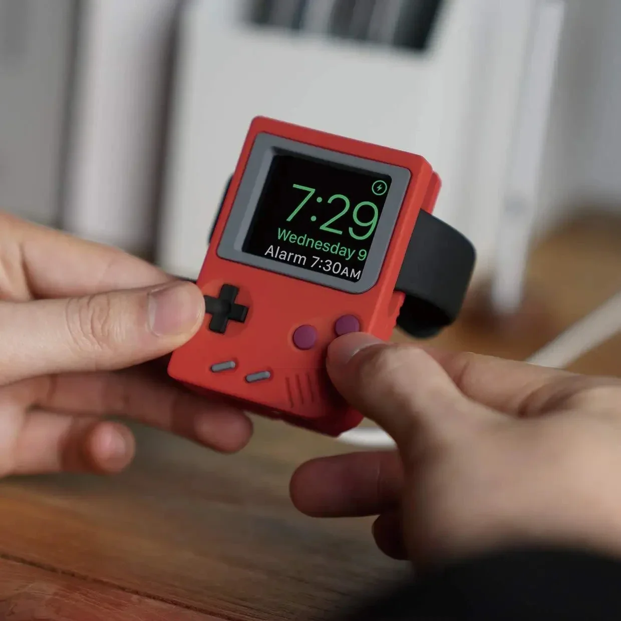 Retro Gaming Events - Silikonhalter für IWatch Ladegerät Ständer für
