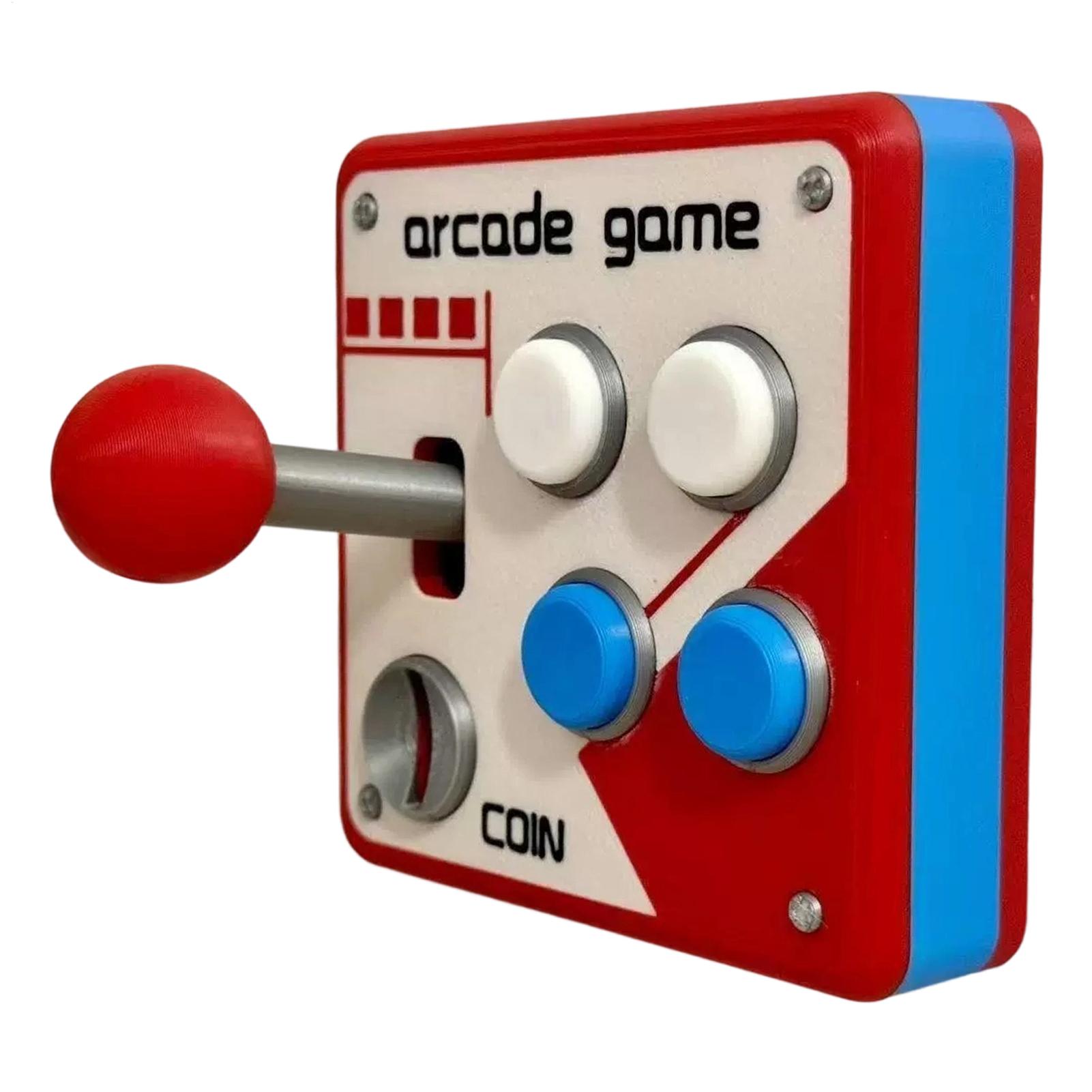 Retro Gaming Decor - Kreative Retro-Arcade-Spiel Lichtschalterabdeckung Retro-Gamer-Raumdekoration Joystick-Wandschalterplatte Heimdekoration