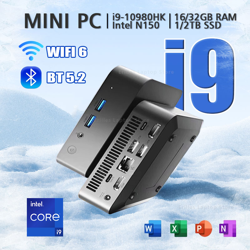 Retro Gaming Mini Pc - 2026 Mini-PC Intel Core I9 10980HK