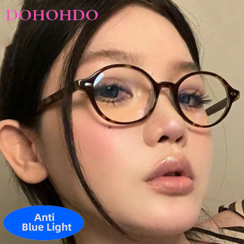Retro Gaming Decor - Retro Kleine Ovale Luxus-Brille mit Nietenverzierung,