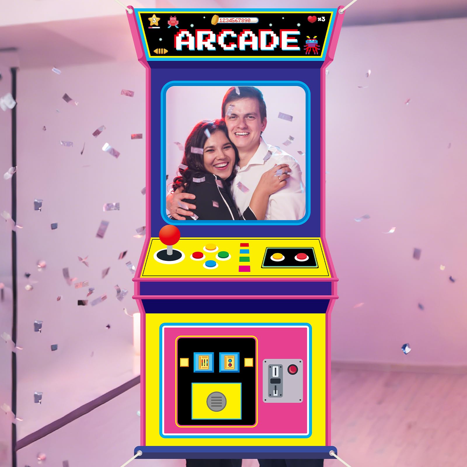 Retro-Videospiel-Stoff-Hinterg – Background Retro Gaming Bewertung und Preis