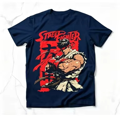 Herren T-Shirt Street Fighter  – Retro Gaming Shops Bewertung und Preis