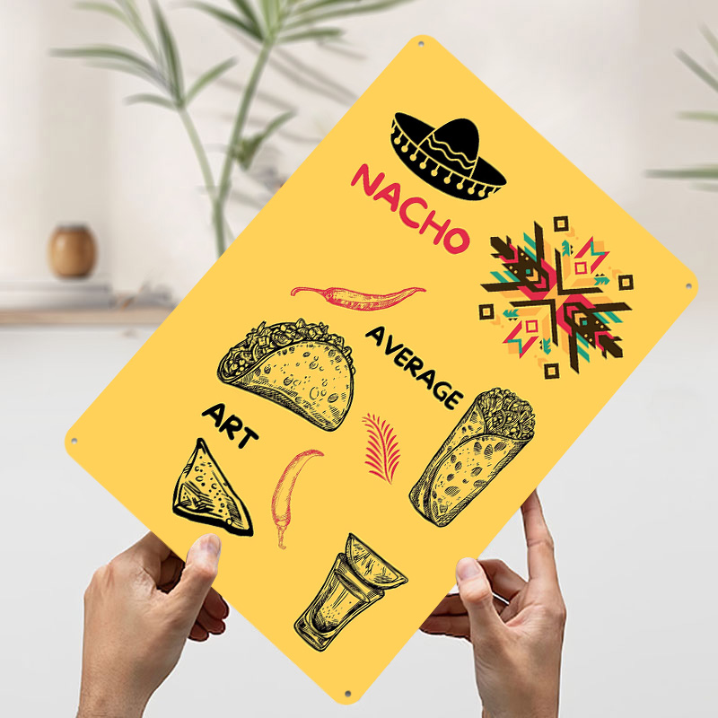 Mexikanisches Essen auf gelbem – Background Retro Gaming Bewertung und Preis