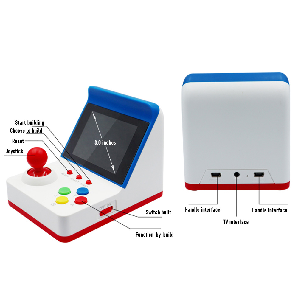 360 Videospiel3 Zoll 8-Bit-tra – Retro Gaming Device Handheld Bewertung und Preis