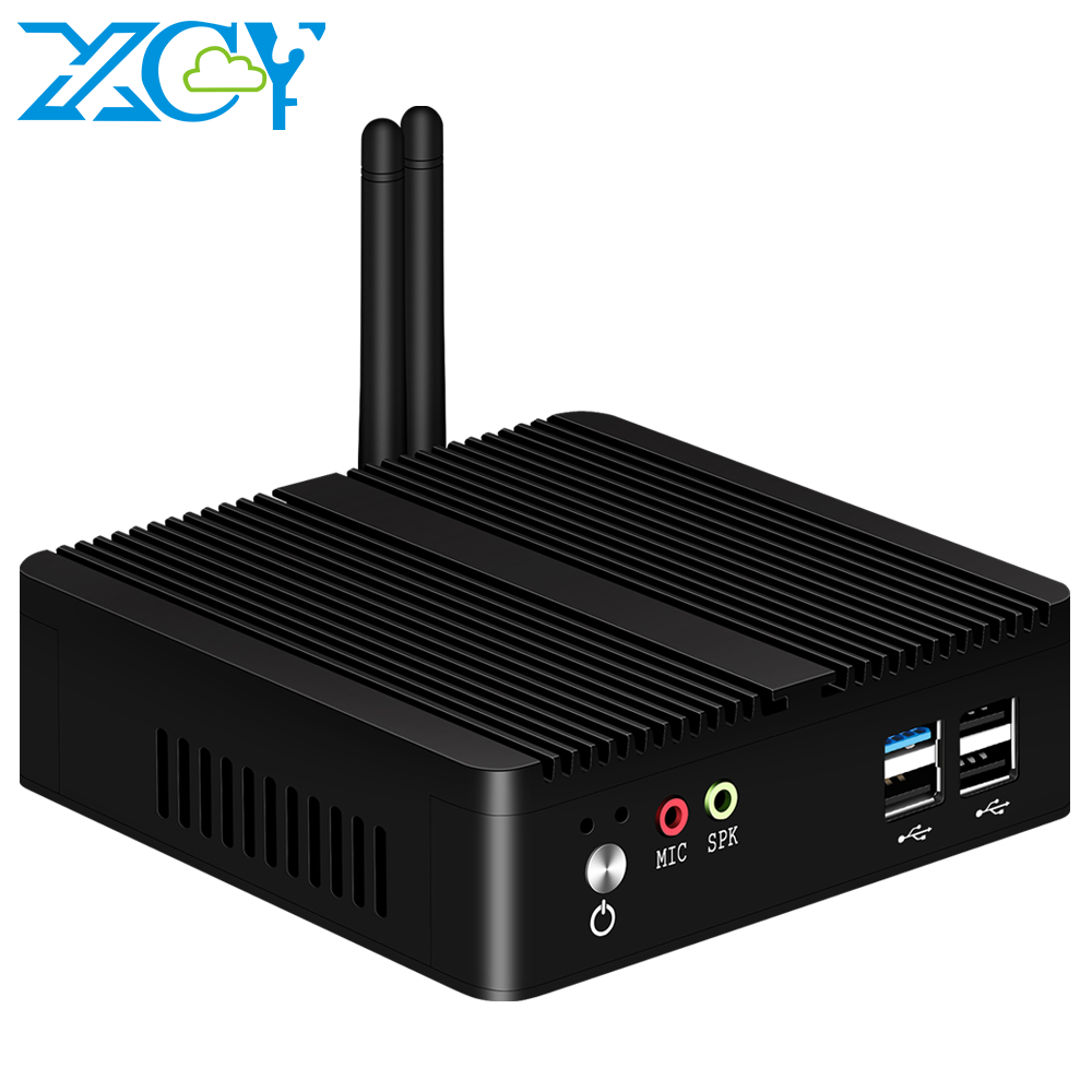 XCY Lüfterloser Mini-PC Intel  – Retro Gaming Mini Pc Bewertung und Preis