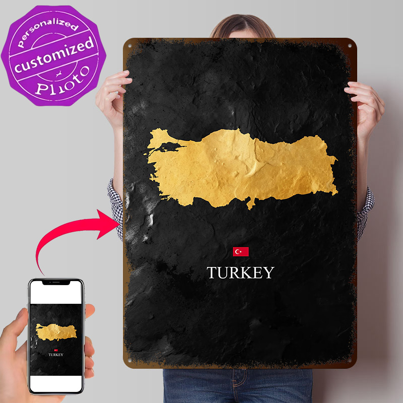 Goldene Türkei-Karte auf Schwa – Background Retro Gaming Bewertung und Preis