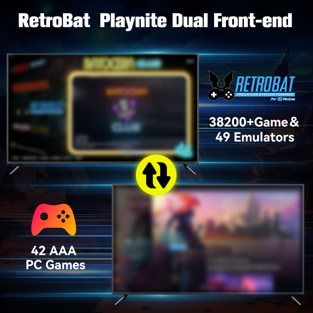 Retrobat&Playnite System HDD R – Retro Gaming Design Bewertung und Preis