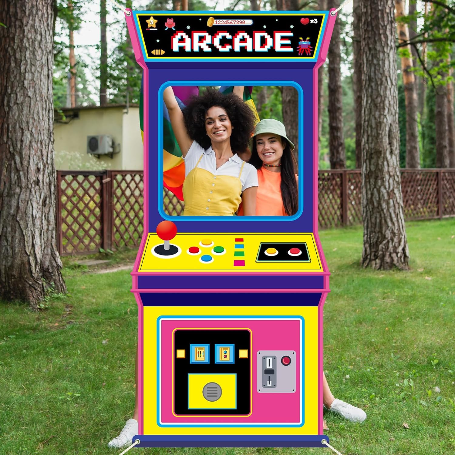 Stoff-Hintergrund für Arcade-S – Background Retro Gaming Bewertung und Preis