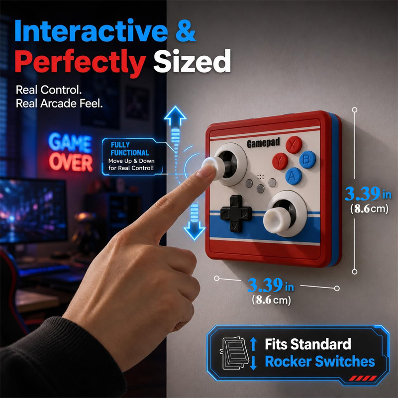 Bohrfreie Lichtschalterabdecku – Retro Gaming Decor Bewertung und Preis