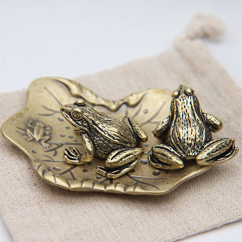 Metall-Messing-Frosch-Miniatur – Retro Gaming Decor Bewertung und Preis