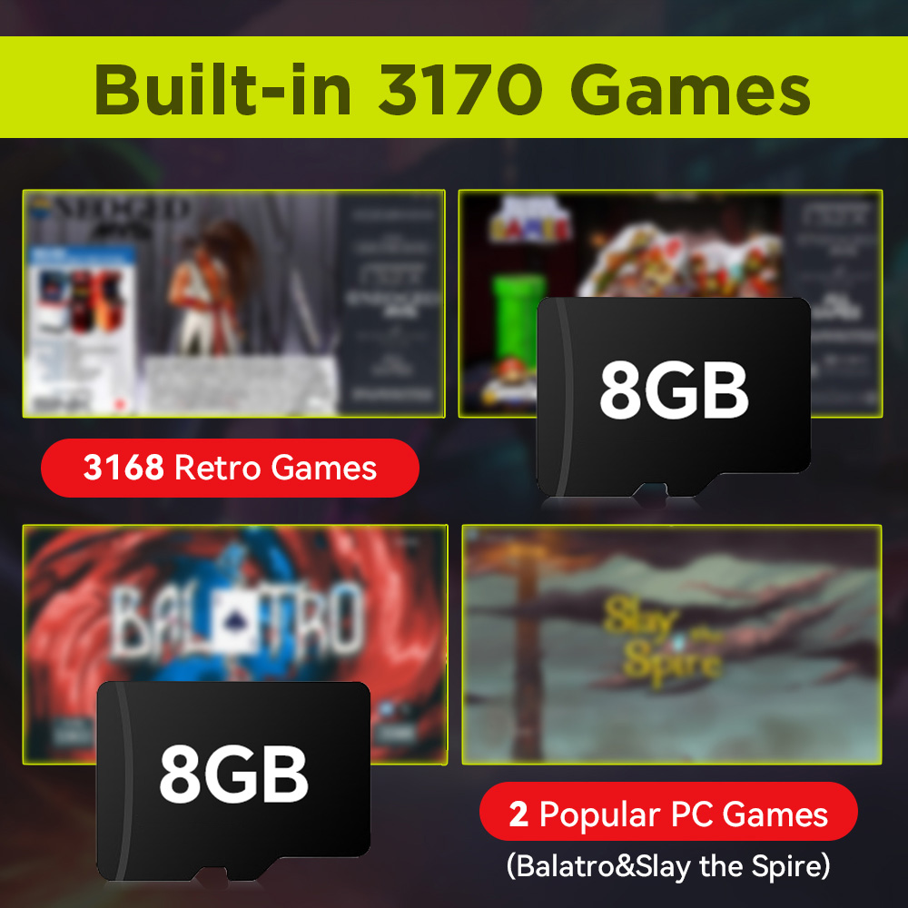 8 GB Spiel-TF-Karte mit 3170 R – Retro Gaming Mini Pc Bewertung und Preis